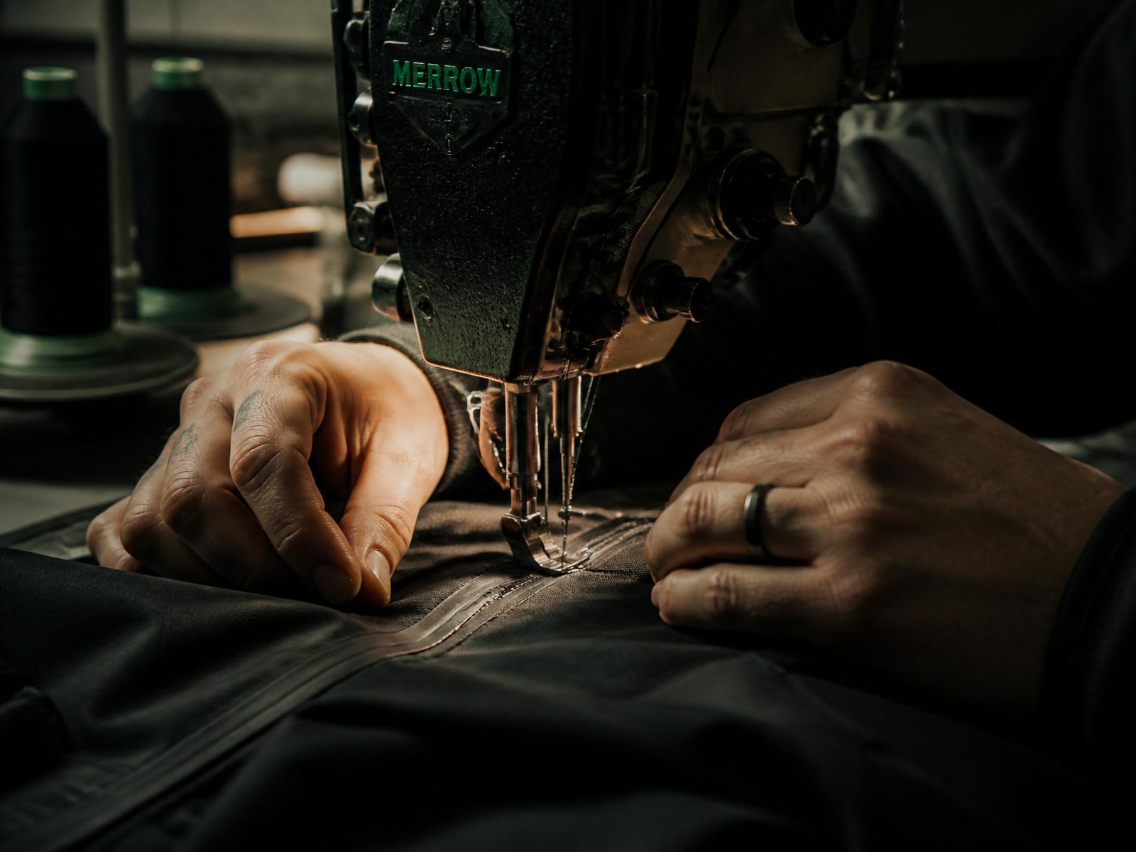Detaliu cusătură pe utilaj industrial